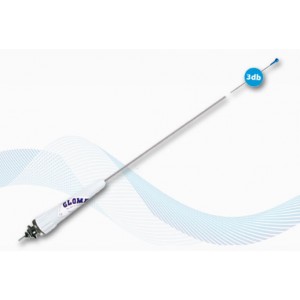RA106SLSSB18 - Marine VHF Antennas with stainless steel whip and 18m cable for motorboat 