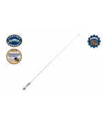 RA109SLS - 90cm stainless steel Marine VHF Antenna, no cable